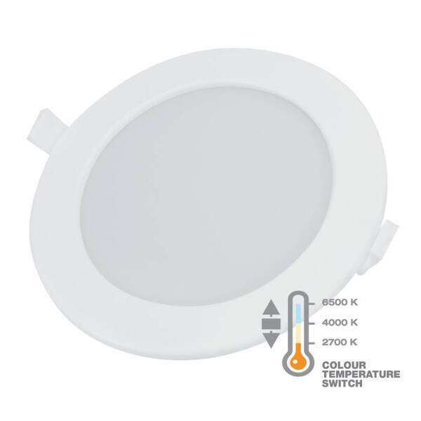 3 u 1 LED panel okrugli ugradni 2700/4000/6500K 12W - Slika 1