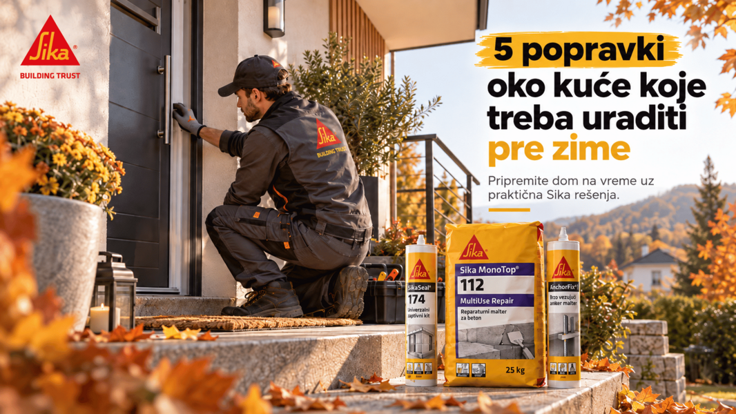 5 popravki oko kuće koje treba uraditi pre zime