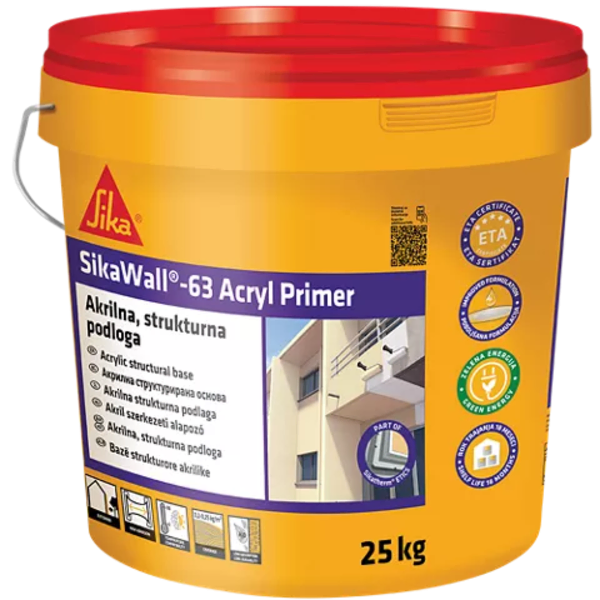 Akrilna podloga Sika ThermoCoat AcrylPrimer 25kg Beli - Slika 1