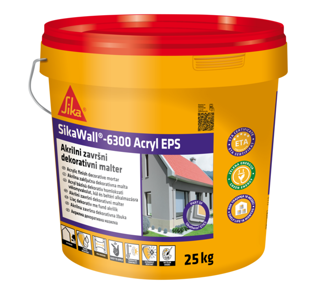Akrilni fasadni malter Sika ThermoCoat Acryl EPS 1.5F 25kg - Slika 1