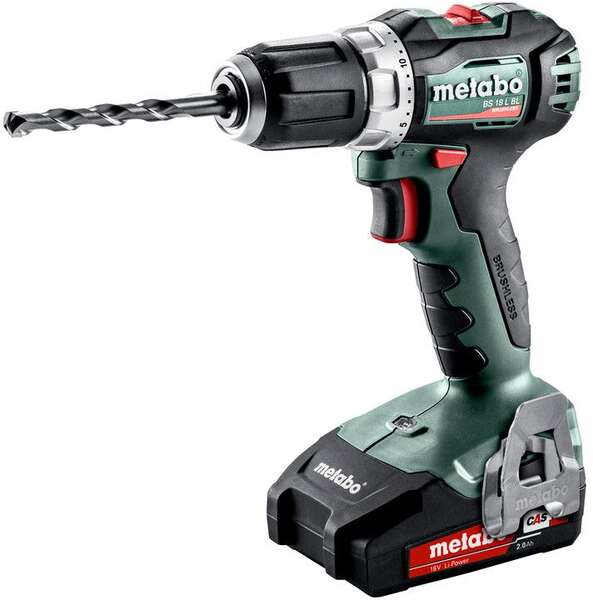 Aku bušilica/zavrtač 18V 50Nm 2x2Ah Set BS 18 L Metabo - Slika 2