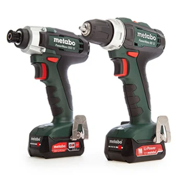 Aku combo set SSD bušilica/zavrtač 12V 2x2Ah BS 12 Metabo - Slika 5