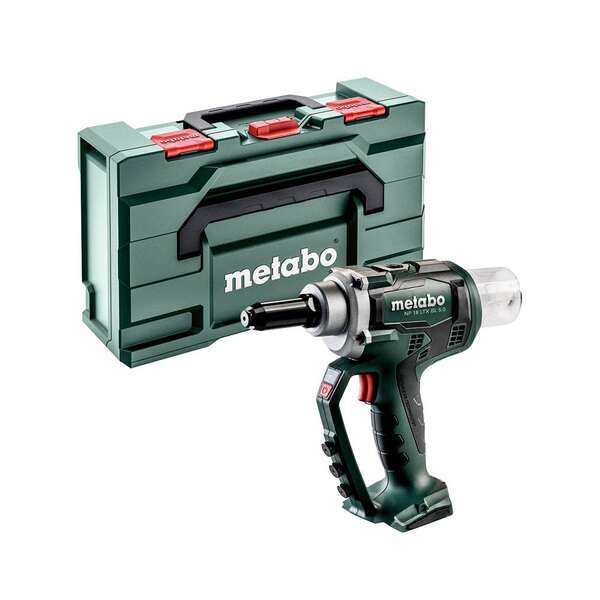Aku pištolj za pop-nitne NP 18 LTX BL 5.0 18V 2x2,0Ah Metabo - Slika 4
