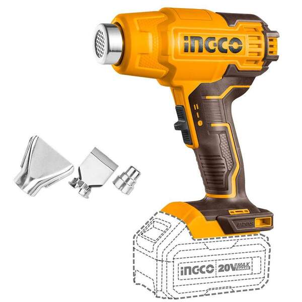 Akumulatorski pištolj za vreo vazduh HGLI2002 Ingco - Slika 2