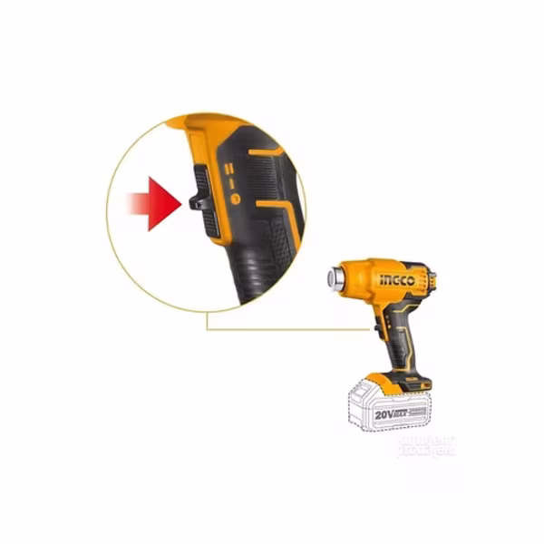 Akumulatorski pištolj za vreo vazduh HGLI2002 Ingco - Slika 3