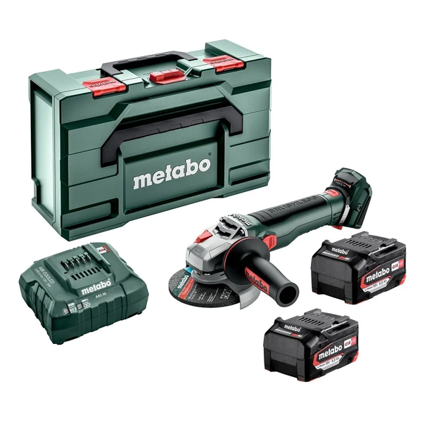 Aku ugaona brusilica 125mm WB 18 LT BL 11-125 Quick Metabo - Slika 4