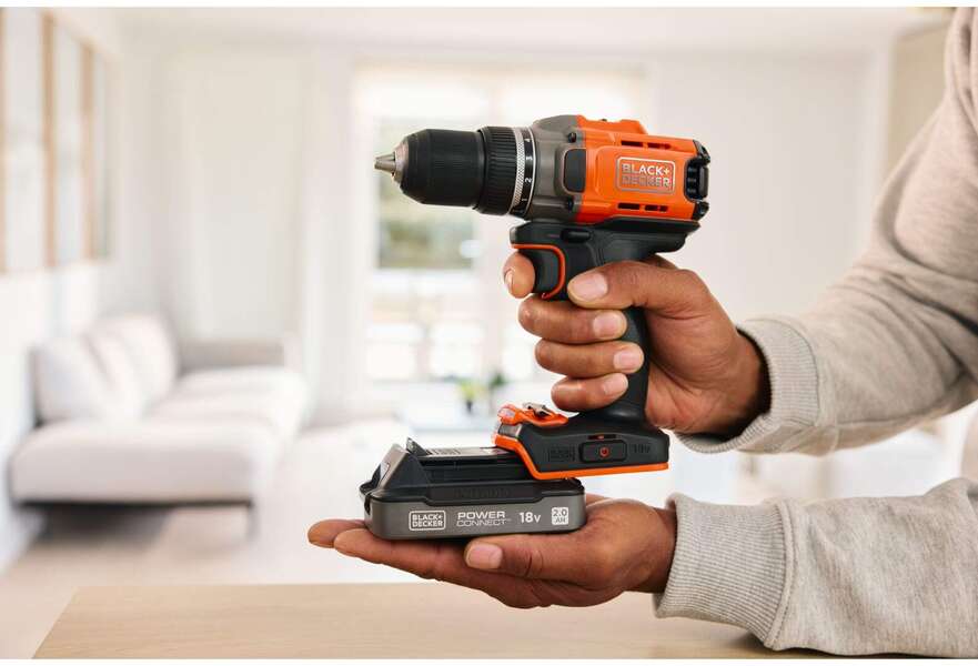 Aku bušilica 18V 45Nm 2Ah BCD382D1XC-QW Black&Decker - Slika 3