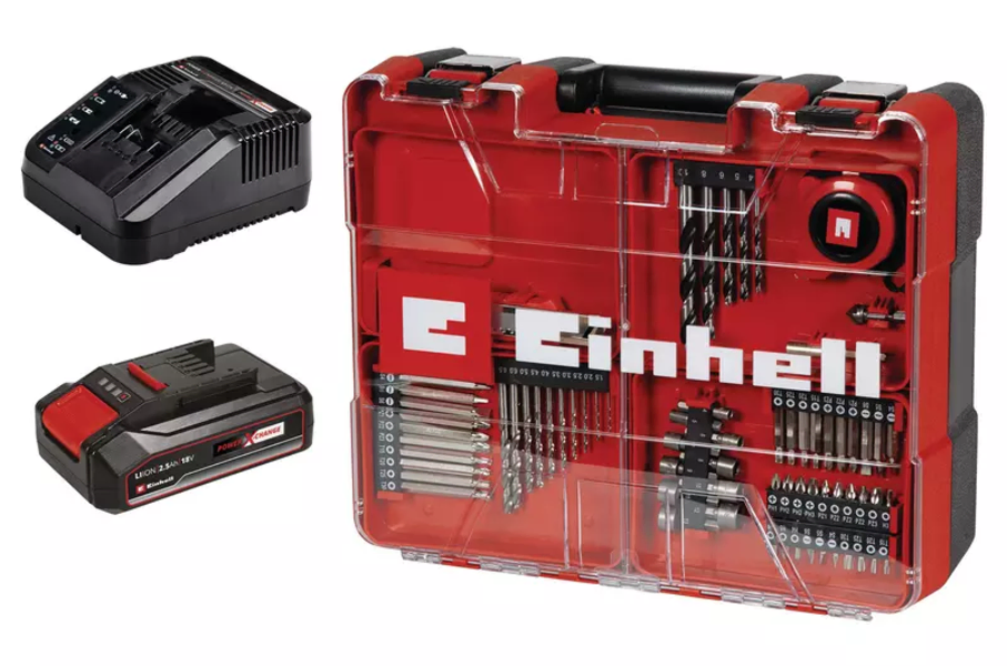 Aku bušilica Set 69 1x2,5Ah TE-CD 18/40 Li Einhell - Slika 6