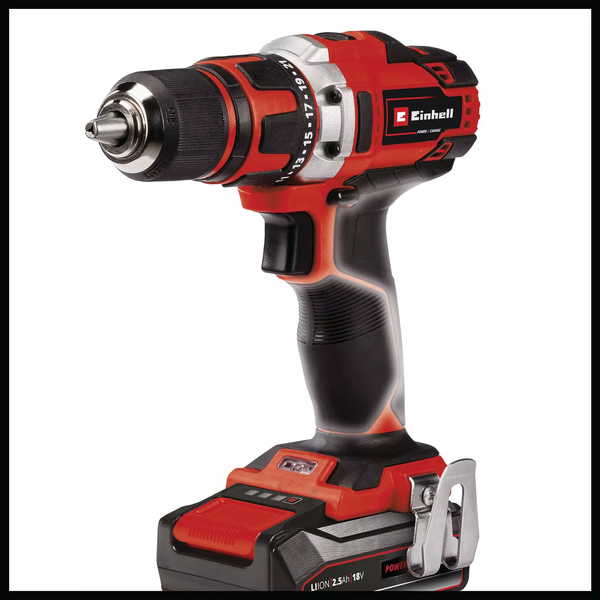 Aku bušilica Set 69 1x2,5Ah TE-CD 18/40 Li Einhell - Slika 5