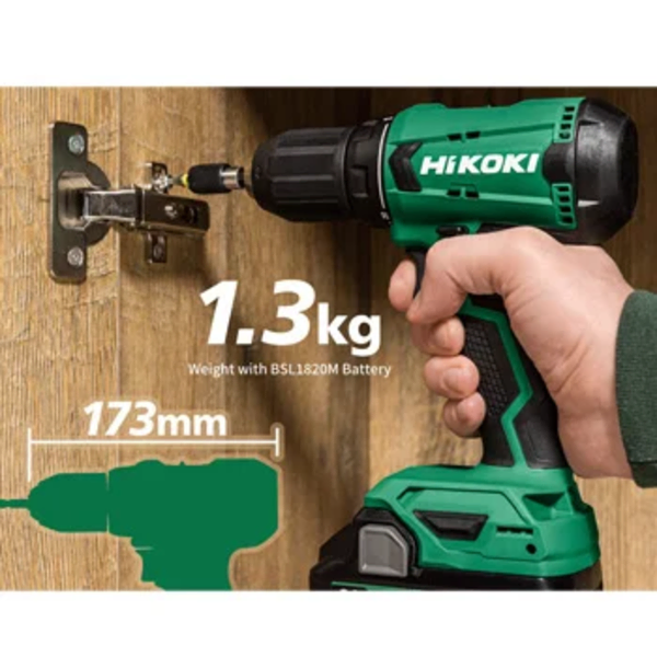 Aku bušilica/zavrtač 18V 50Nm 2x2.0Ah Set DS18DA Hikoki - Slika 3