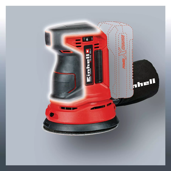 Aku ekscentrična brusilica 125mm 18V TE-RS 18 Li-Solo - Slika 6