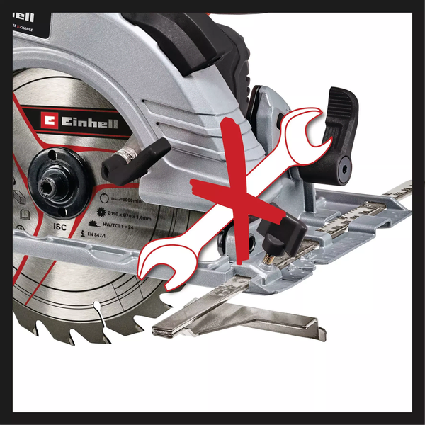 Aku kružna testera 190mm TE-CS 18/190 Li BL-Solo Einhell - Slika 6