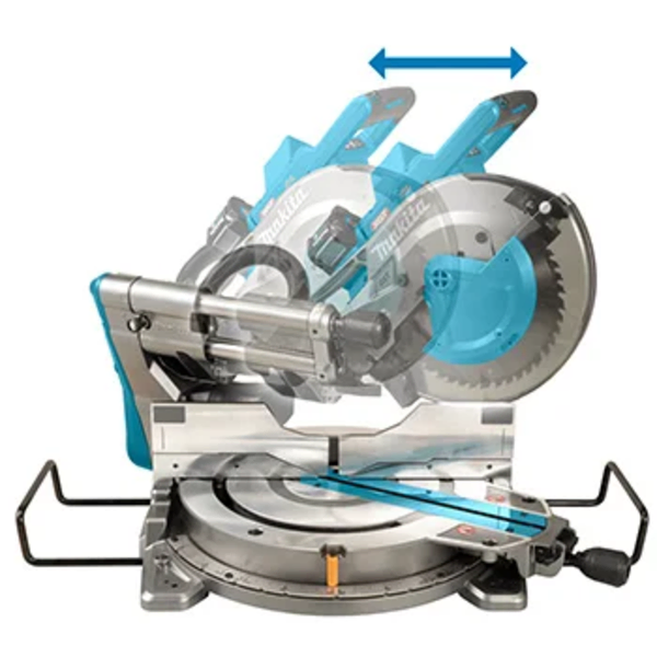 Aku potezno-nagibna testera 260mm 40V LS004GZ01 Makita - Slika 4
