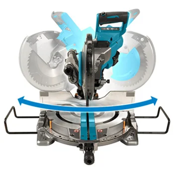 Aku potezno-nagibna testera 260mm 40V LS004GZ01 Makita - Slika 5