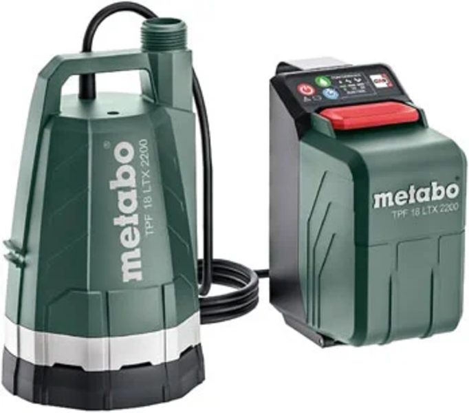 Akumulatorska pumpa za vodu TPF 18 LTX 2200 Metabo - Slika 7