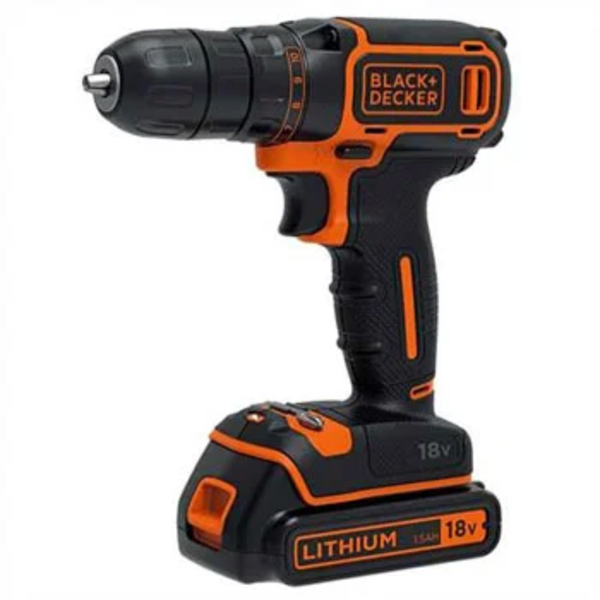 Aku šrafilica 18V 30Nm torba Set BDCDC18K-QW Black&Decker - Slika 2