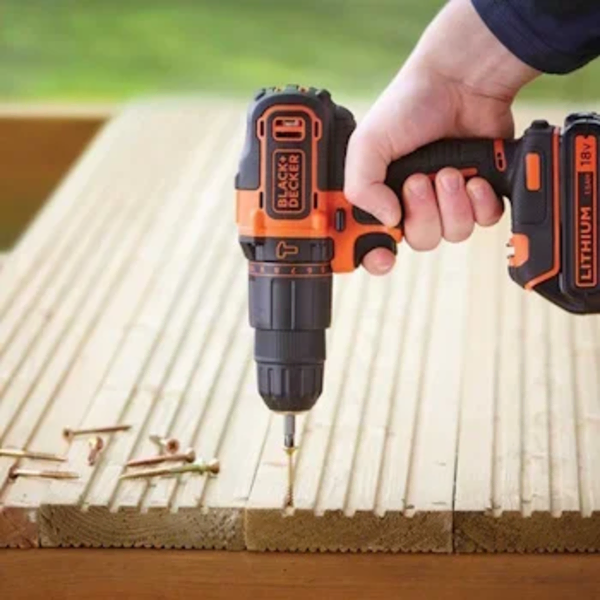 Aku udarna bušilica 18V 2x1.5Ah BDCHD18K1B2 Black&Decker - Slika 5