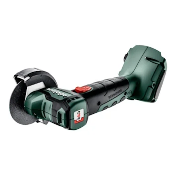 Aku ugaona brusilica 18V 76mm CC 18 LTX BL Solo Metabo - Slika 5