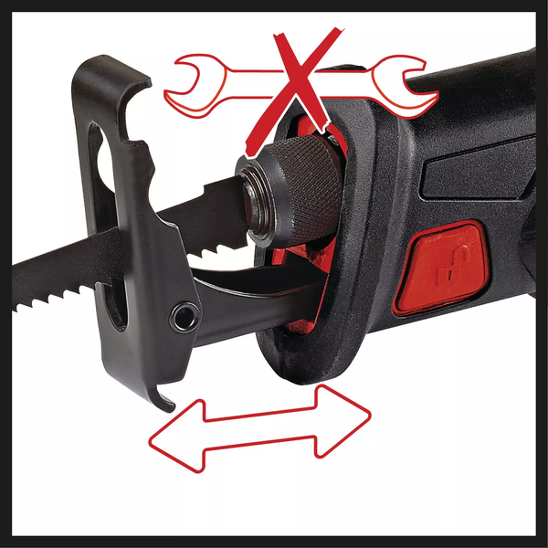 Aku sabljasta testera 18V TE-AP 18/28 Li BL Solo Einhell - Slika 4