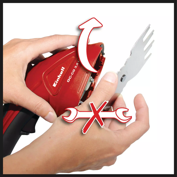 Akumulatorske makaze 1x1500mAh GC-CG 3,6 Li Einhell - Slika 5