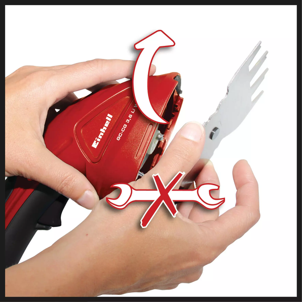 Aku makaze za travu i žbunje GC-CG 3,6 Li WT Einhell - Slika 5