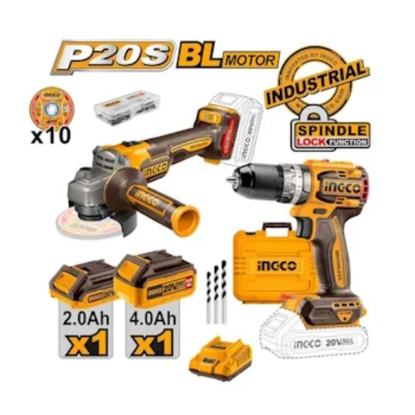 Akumulatorski set alata 20V CKLI20273E Ingco - Slika 1