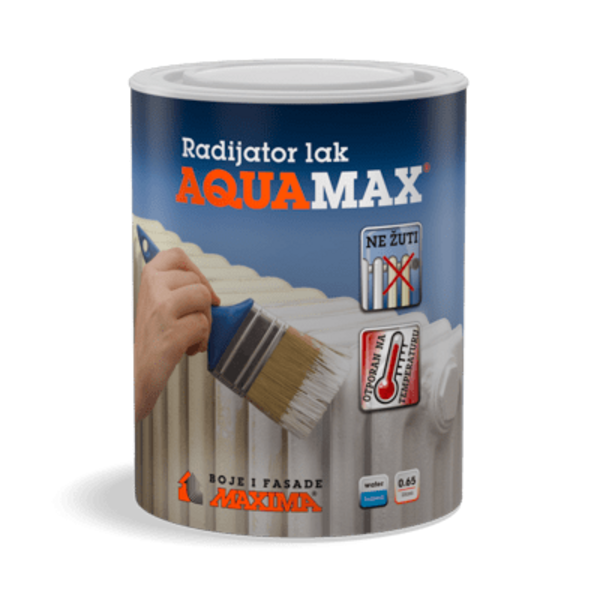 AQUAMAX Radijator lak emajl za radijatore 0.65L - Slika 1