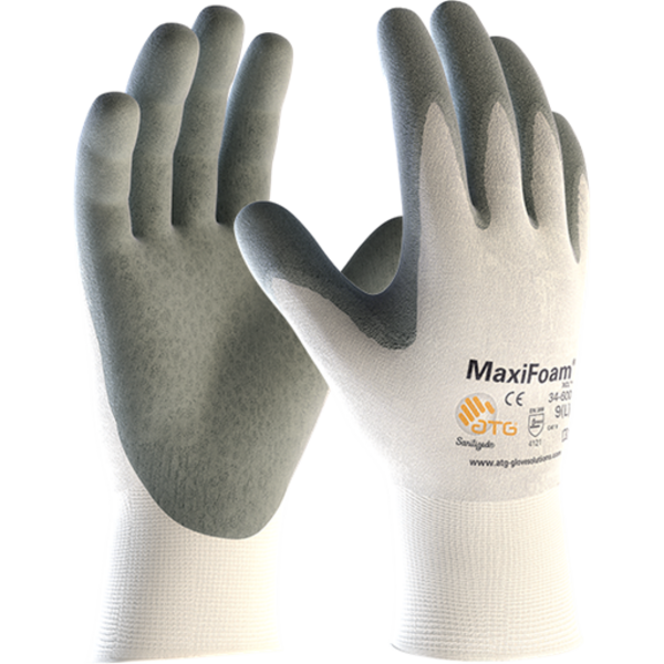 ATG rukavica MaxiFoam belo-siva vel. 9-10 - Slika 1