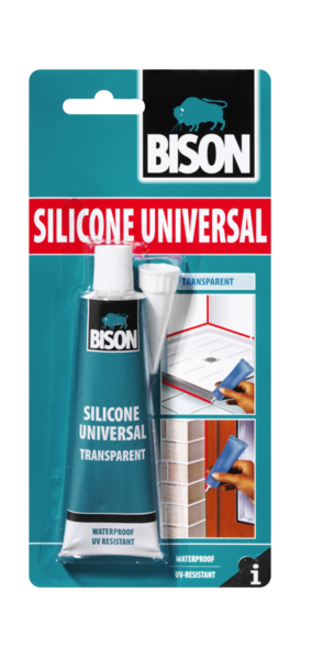 Bison silicone universal transparent 60ml- Univerzalni silikonski zaptivač providan - Slika 1