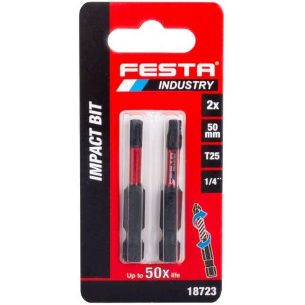 Bitovi produženi T25 - 50mm 2kom. FESTA INDUSTRY - Slika 3