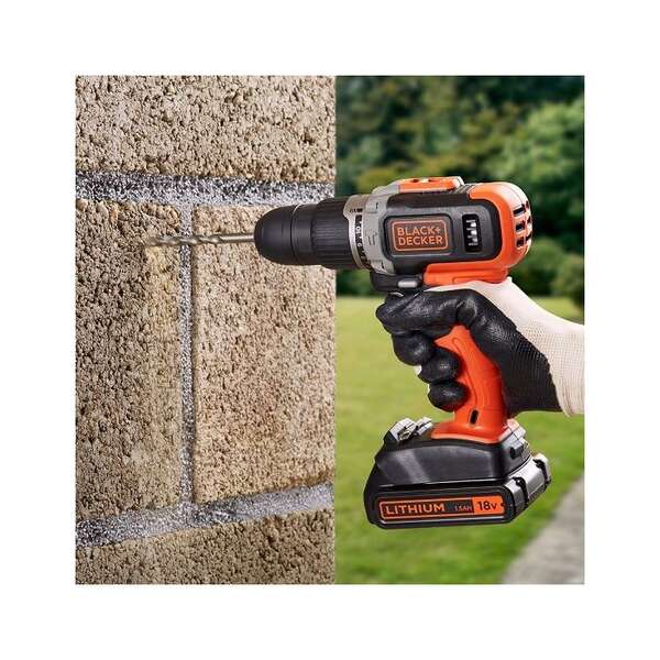 Akumulatorska udarna bušilica u koferu BCD003C2K-QW Black&Decker - Slika 3