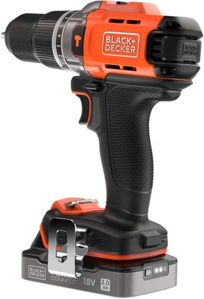 Akumulatorska udarna bušilica BCD383D2XK-QW Black&Decker - Slika 2