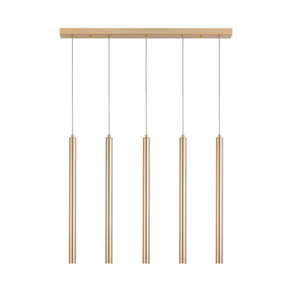 Dekorativna svetiljka zlatna 1H-5xG9 - Slika 1