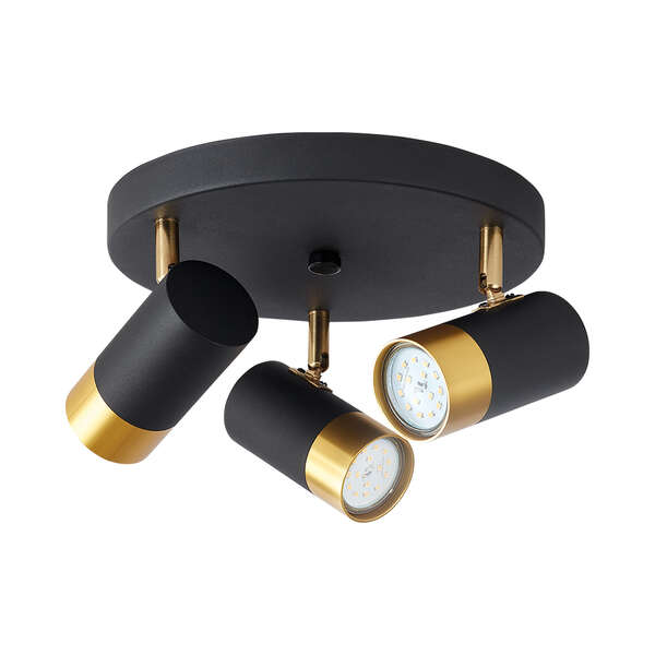 Dekorativna svetiljka zlatno-crna 3H-3xGU10 - Slika 3