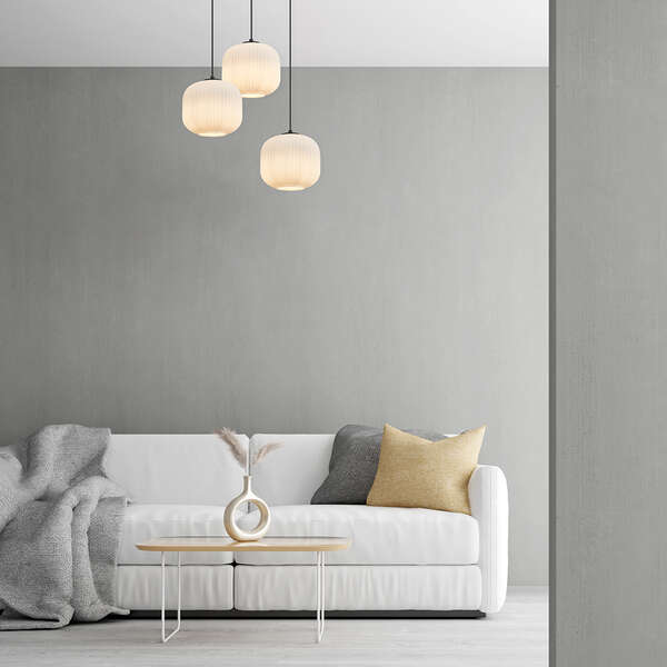 Dekorativna visilica, crna 3H-1xE27 - Slika 4