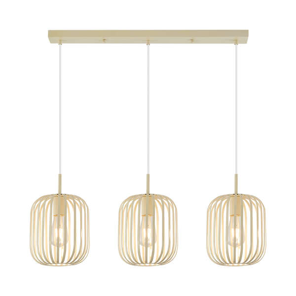 Dekorativna visilica bež 3H-3xE27 - Slika 1