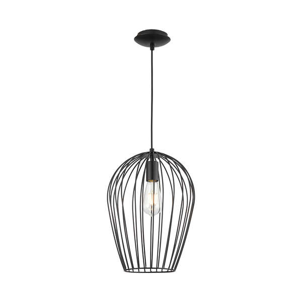 Dekorativna visilica crna 1H-1xE27 - Slika 1