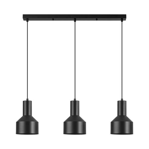 Dekorativna visilica crna 3H-1xE27 - Slika 3