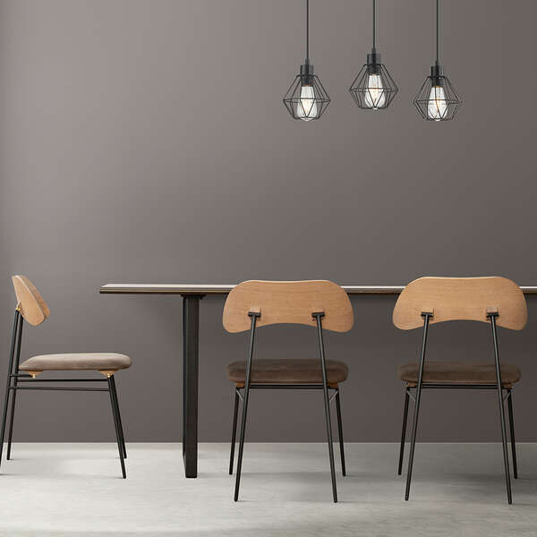 Dekorativna visilica drvo 3H-3xE27 - Slika 4