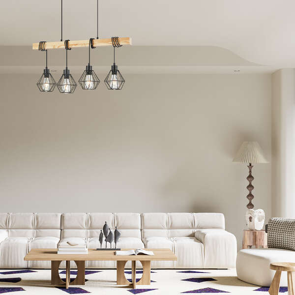 Dekorativna visilica drvo 4H-4xE27 - Slika 2