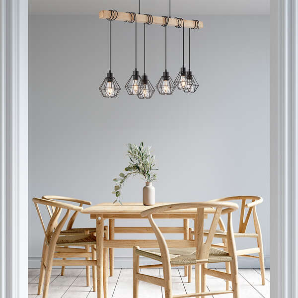 Dekorativna visilica drvo 6H-6xE27 - Slika 4