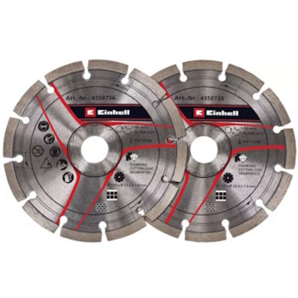 Dijamantski rezni list 125mm set 2/1 Einhell - Slika 1
