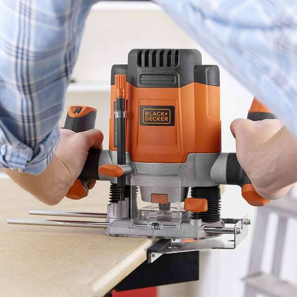 Dvoručni frezer el. glodalica KW1200E-QS Black&Decker - Slika 4