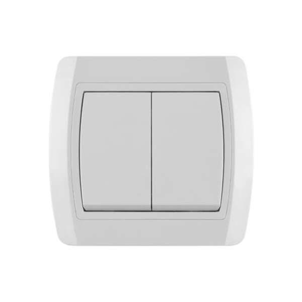 Dvostruka naizmenična sklopka 10AX/250V, vijčana veza Status - Slika 1