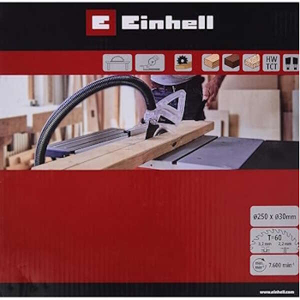 TCT rezni list 250X30X3.2mm T60 Einhell by KWB - Slika 2