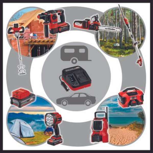 Punjač Power X-Car Charger 3A PXC Einhell - Slika 4