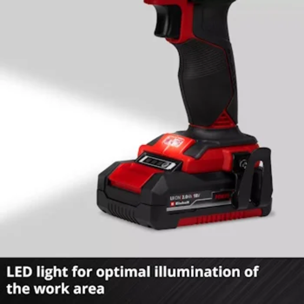 Einhell Proffesional akumulatorska udarna bušilica TP-CD 18/60 Li- i BL (1x2.0Ah) - Slika 3