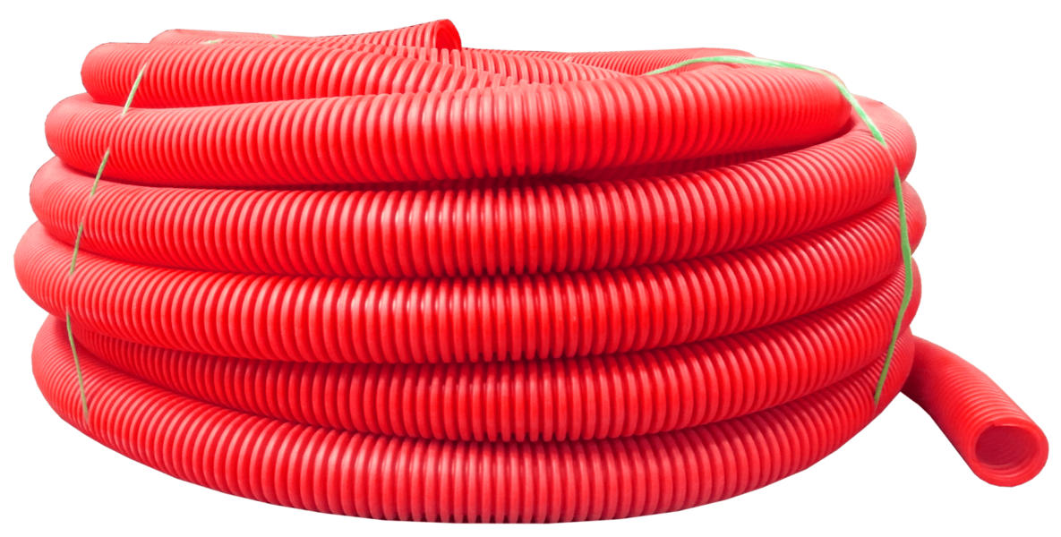 Elektroinstalaciono rebrasto crevo 32/24 750N crveno - Slika 1
