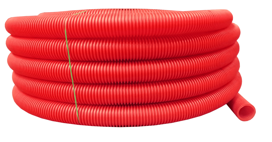 Elektroinstalaciono rebrasto crevo 40/31 750N crveno - Slika 1