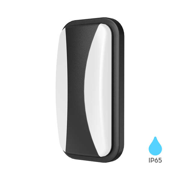 ELIPSA Zidna baštenska svetiljka crna 15W 3000K IP65 - Slika 7